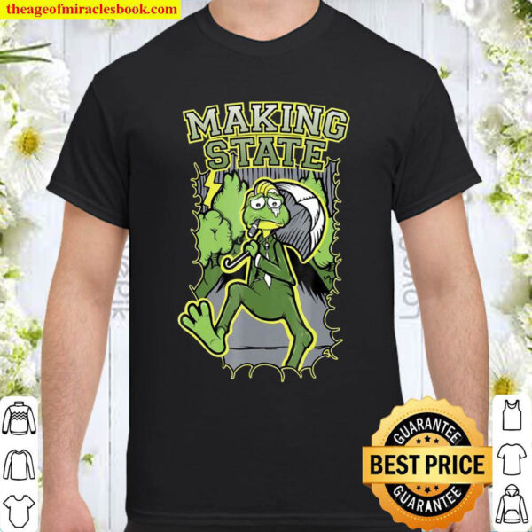 Making State Raining Frog Tee Shirt