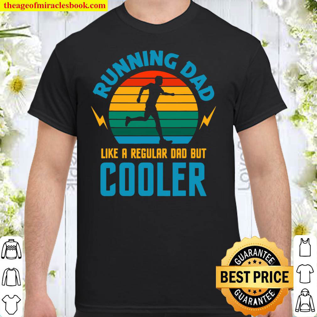 [Sale Off] – Mens Running Dad Like A Regular Dad But Cooler – Marathon Runner Shirt