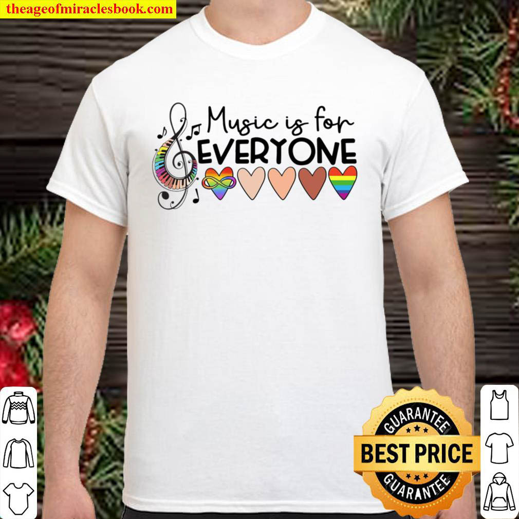 Official Music Is For Everyone Shirt
