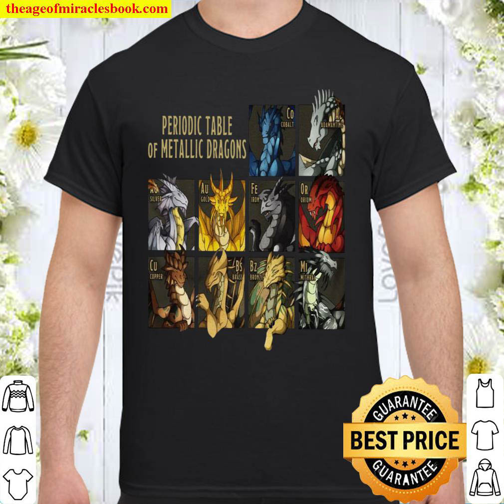[Best Sellers] – Periodic Table Of Metallic Dragons Shirt