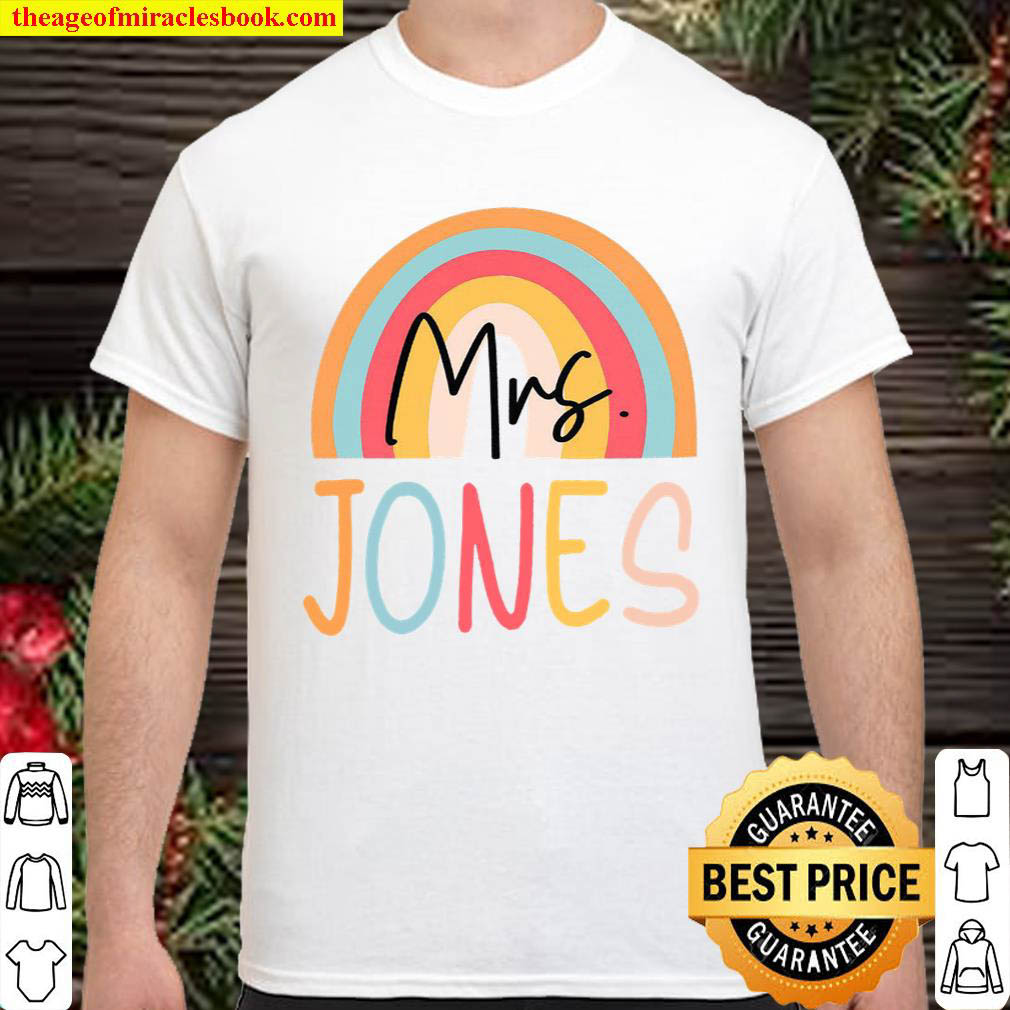 Official Personalized Name On Rainbow Shirt