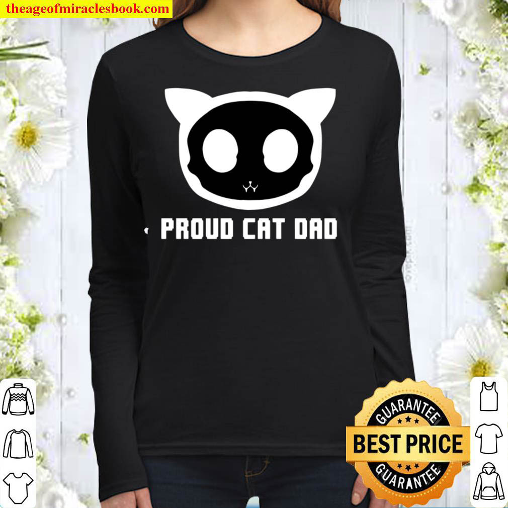 Proud cat dad Women Long Sleeved
