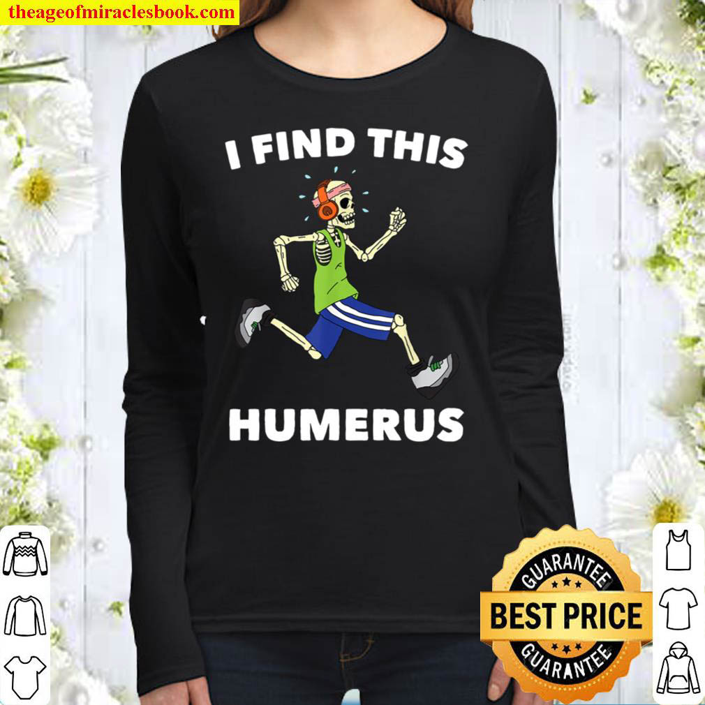 Running I Find This Humerus Jogging Runner Marathon Women Long Sleeved