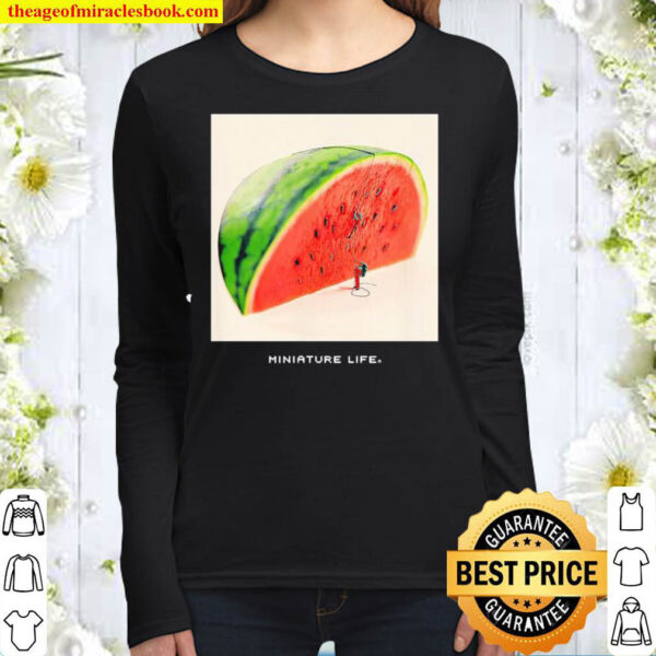 Watermelon Wall Women Long Sleeved