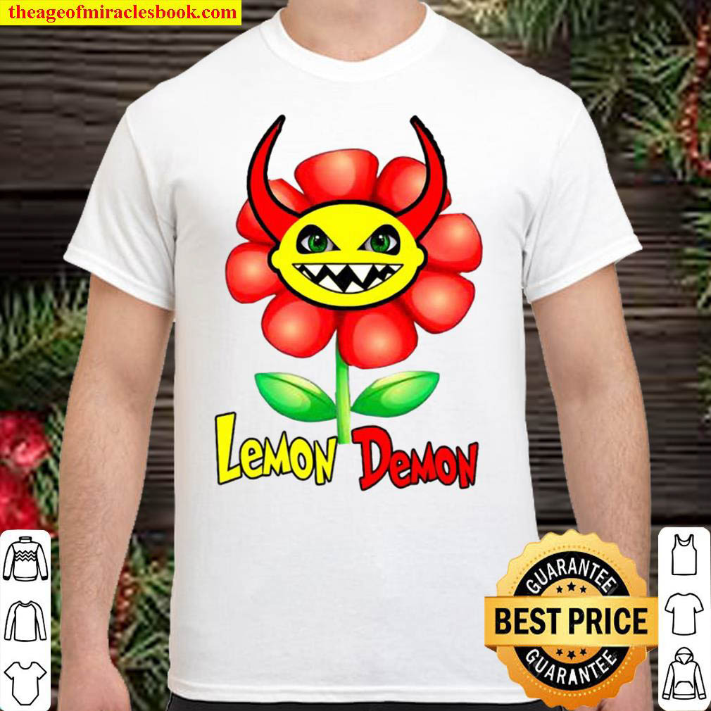 Official Womens Lemon Demon Flower Demon Shirt