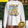 A Good Day Starts With Coffee Giraffe Sweater