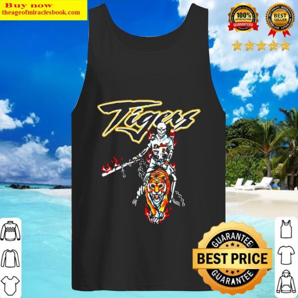 BASEBALL SKELETON SANA DETROIT TIGERS Tank Top