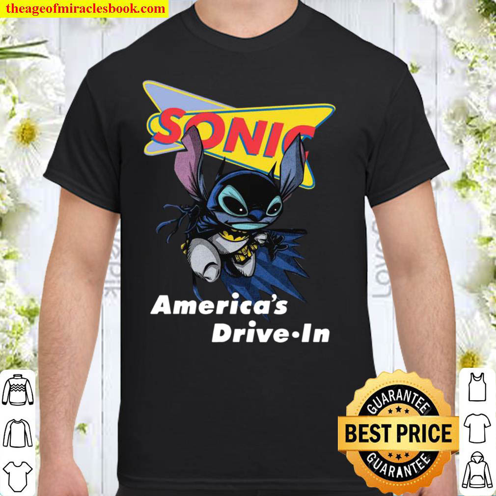 Official Bat Stitch Sonic America’s Drive In Shirt