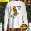 Christmas Elf Dunking A Basketball Xmas Sweater