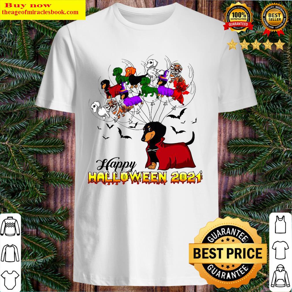 Dachshund Happy Halloween 2021