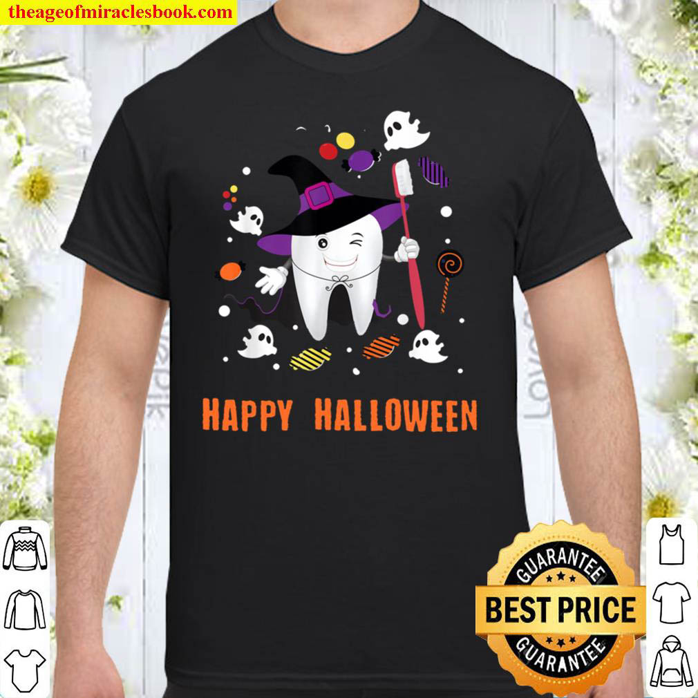 [Sale Off] – Dental Assistant Teeth Tooth Happy Halloween T-Shirt