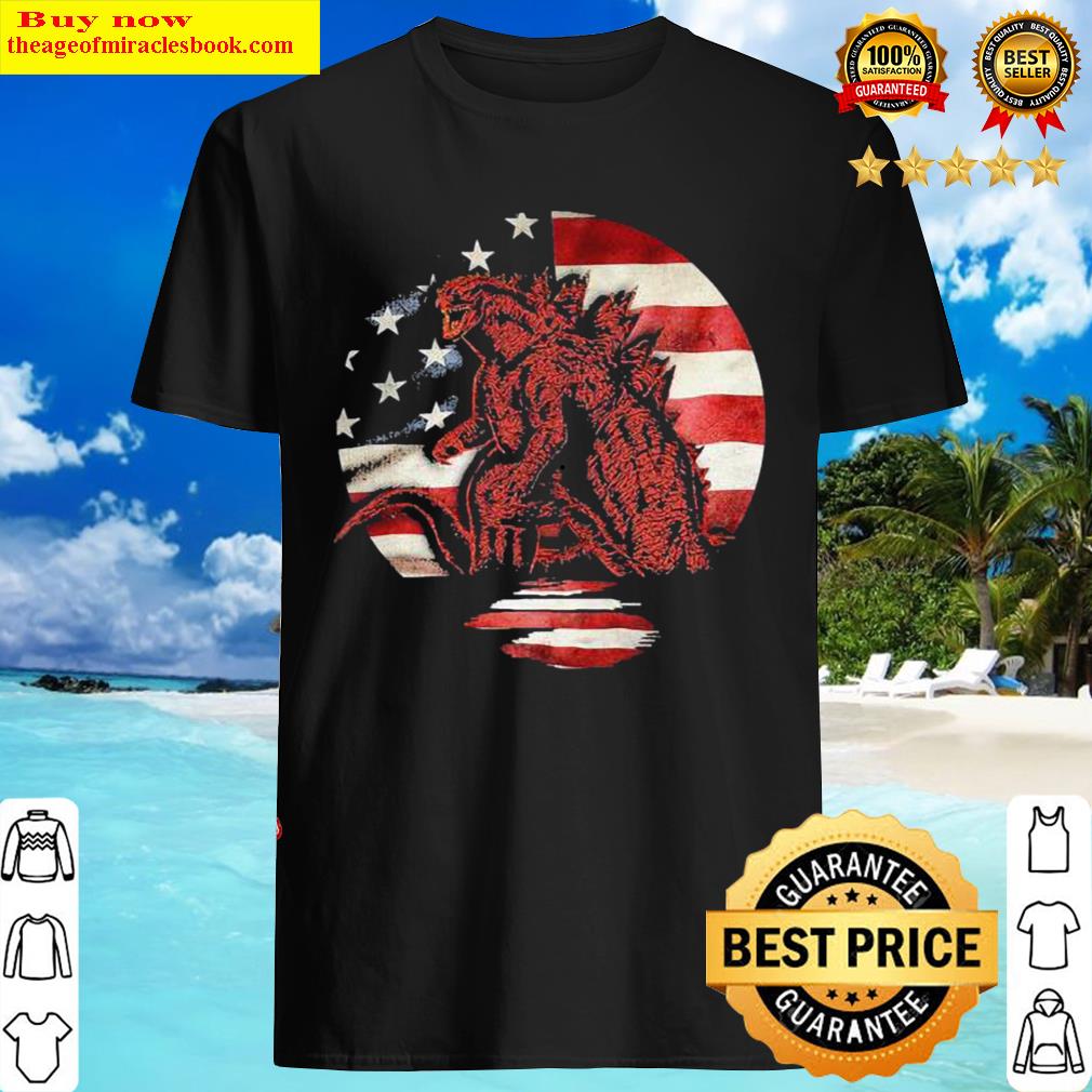 Godzilla American Flag