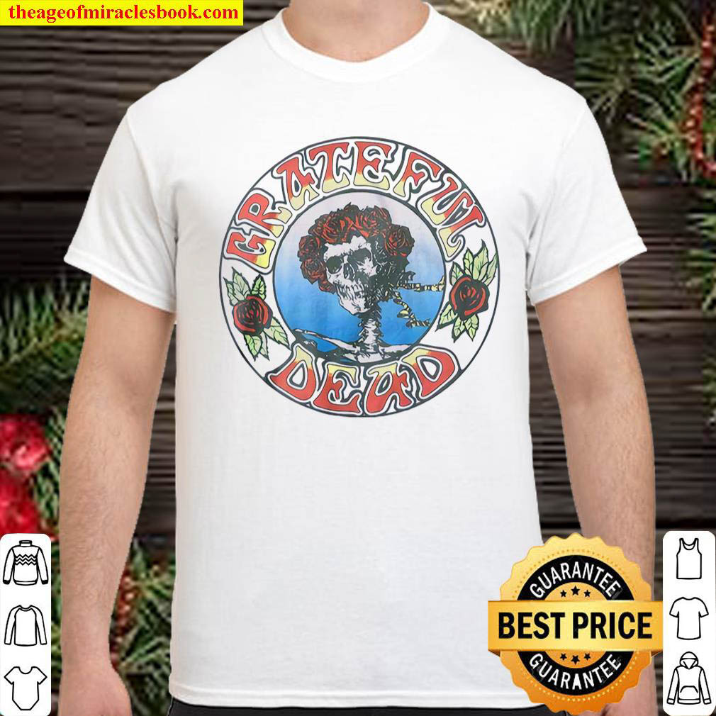 Official Grateful Dead Skull and Roses , Jerry Garcia Shirt