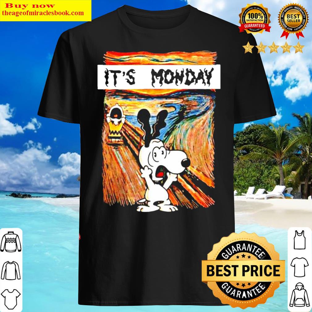 It’S Monday Snoopy And Charlie Brown