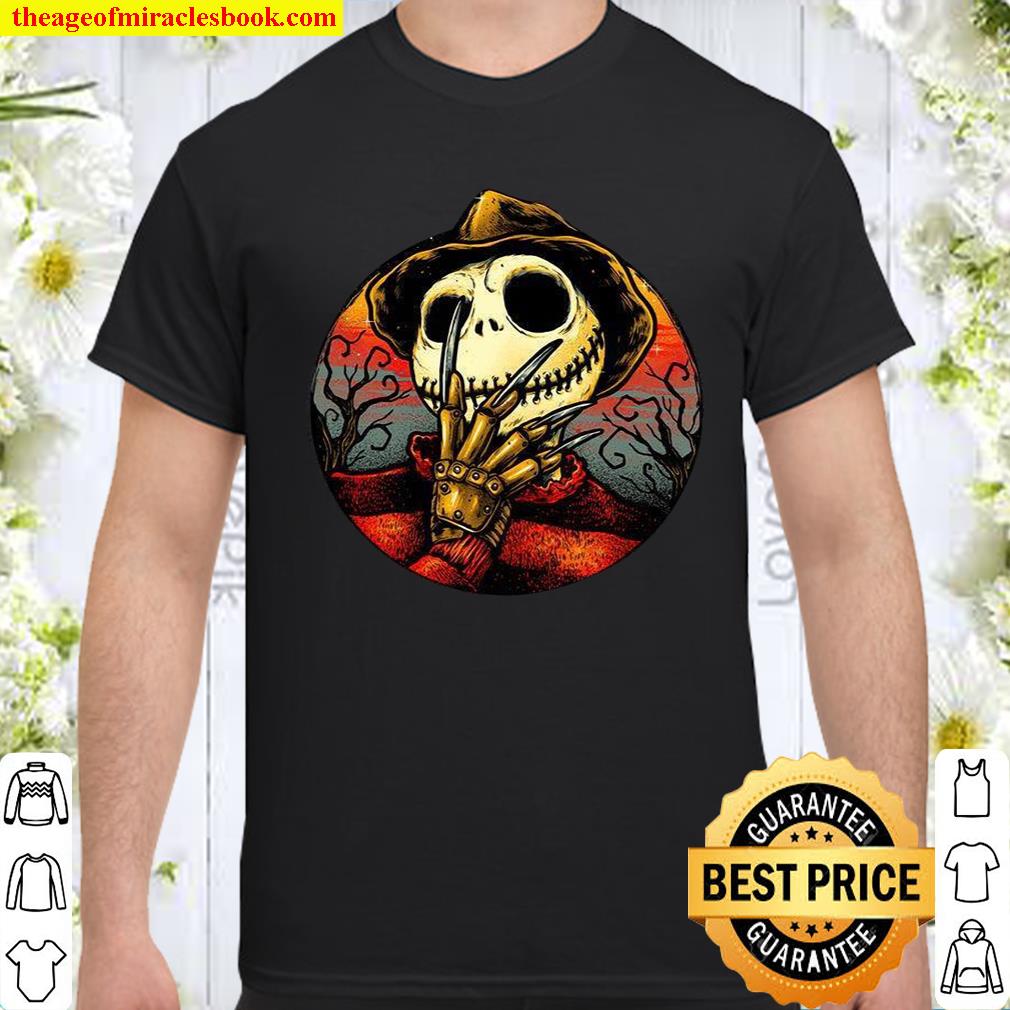 [Best Sellers] – Jack Skellington Freddy Nightmare Shirt