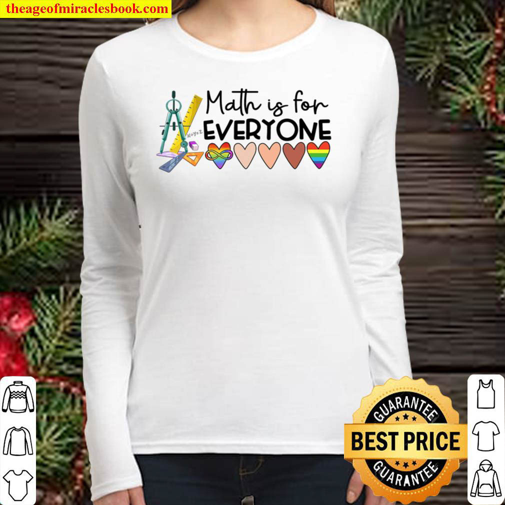 Math Is for everyone shirt GLBT Women Long Sleeved