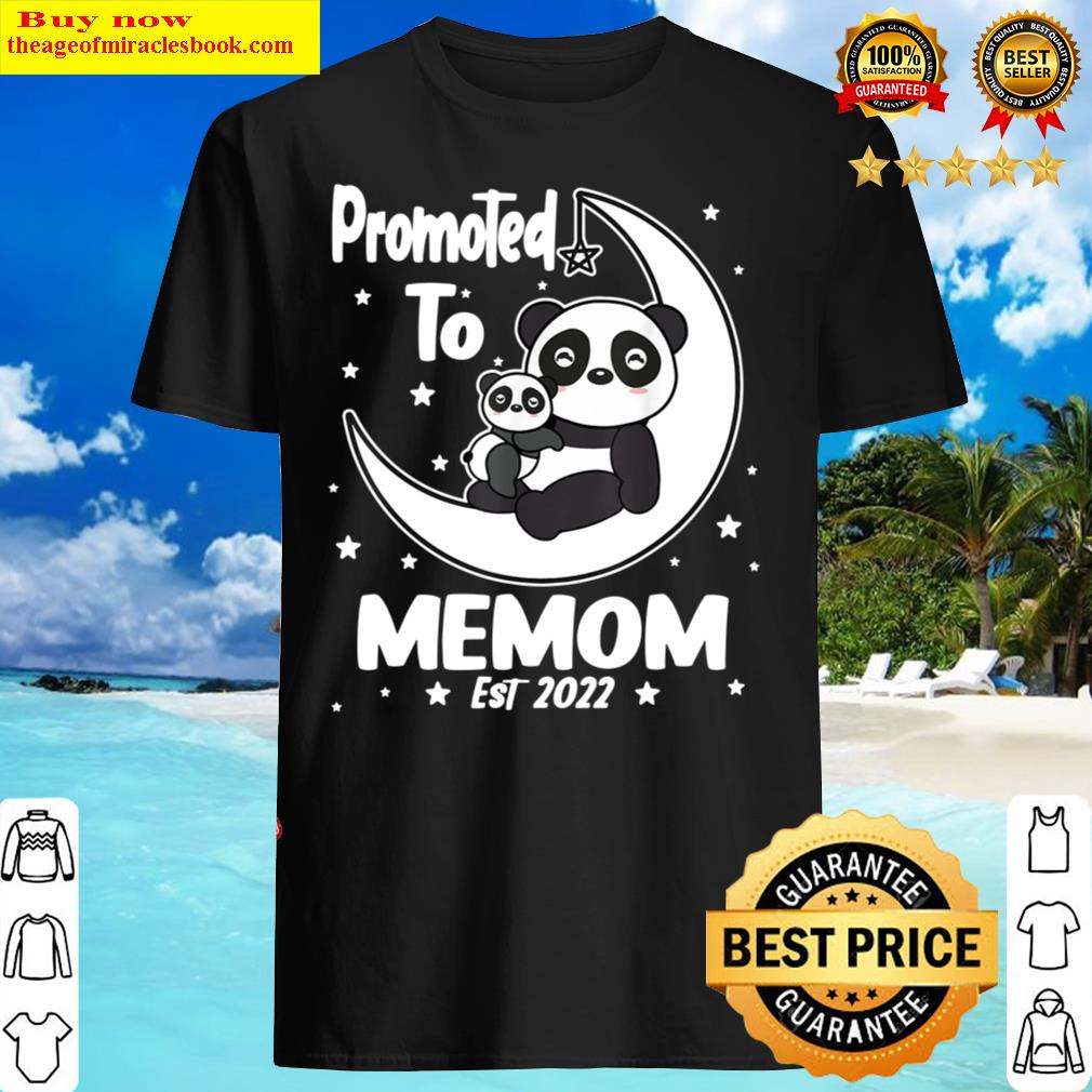 Panda Memom Gift First Time Memom Est 2022 Cute