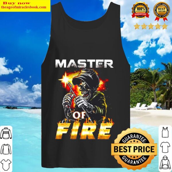 Skull mater of fire Tank Top