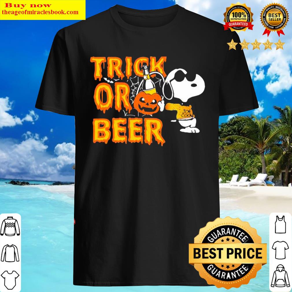 Snoopy Trick Or Beer Halloween