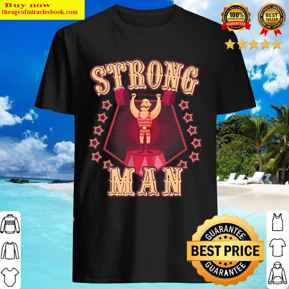 Strong Man Vintage Retro Circus Carnival Birthday Party