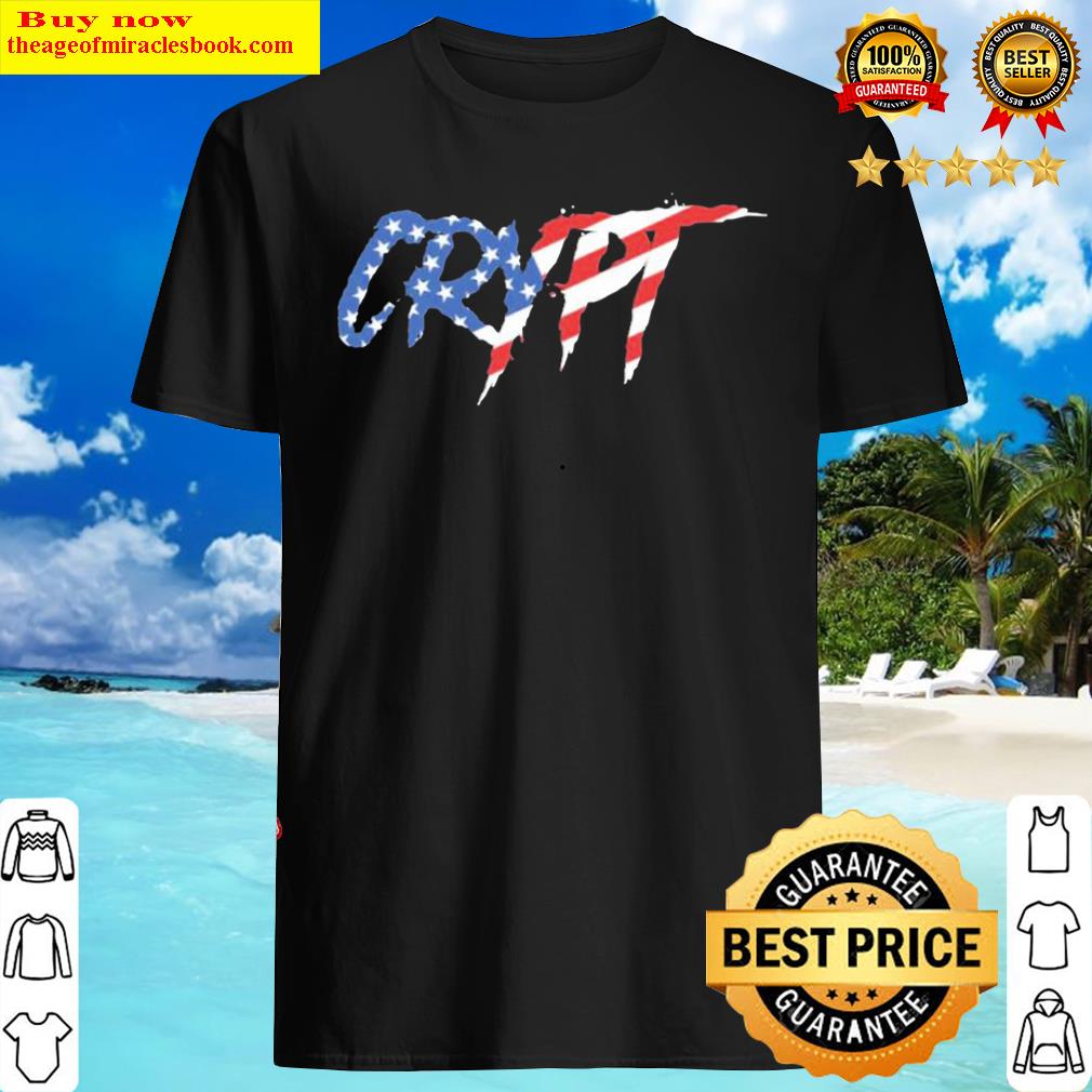 Top Crypt Shop Merch Usa Flag Logo