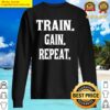 Train Gain Repeat Mens Bodybuilder Gym Sweater