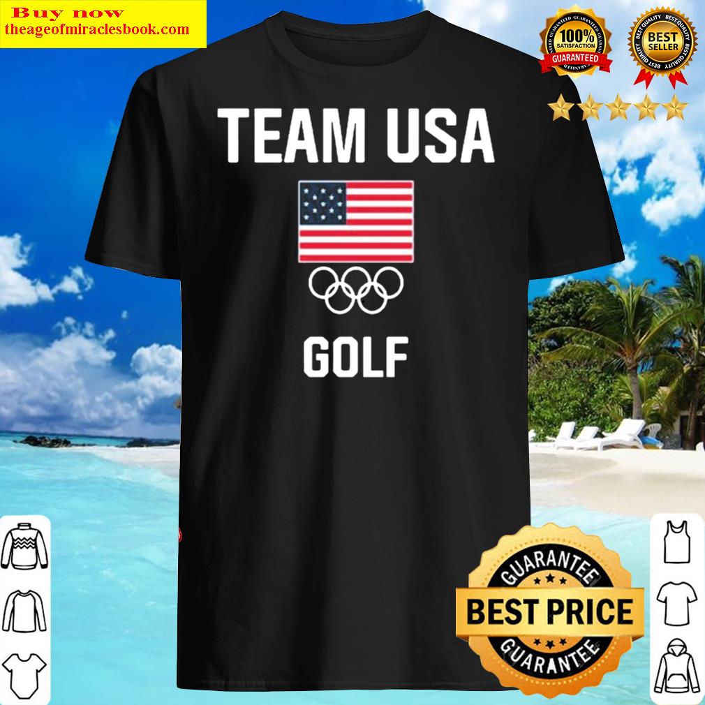 Premium Usa Golf Team Flag Training Usa Olympic Golf Shirt