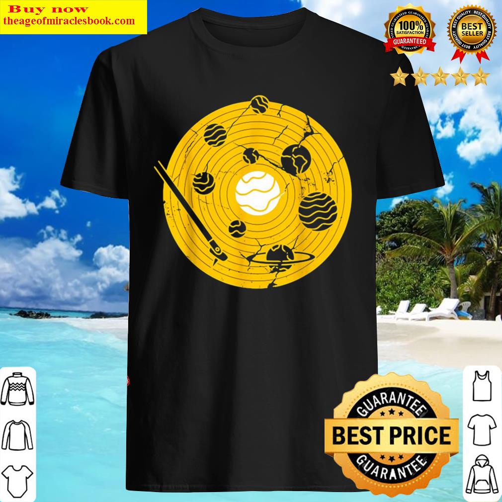 Buy Vinyl Universe Planets Planetary System Lp Record Shirt