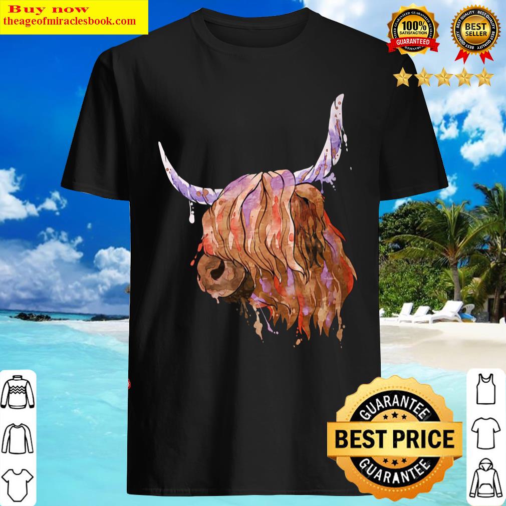 Womens Highland Cow Scotland Longhorn Cattle Womens Highland Cow Scotland Longhorn Cattle
