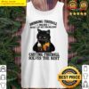 cat drinking fireball solves most of my problems casting fireball solves the rest tank top