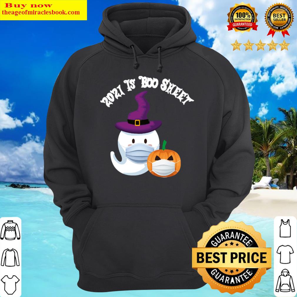 2021 is boo sheet ghost pumpkin halloween hoodie