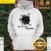 all in the timing tee hoodie