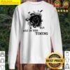 all in the timing tee sweater