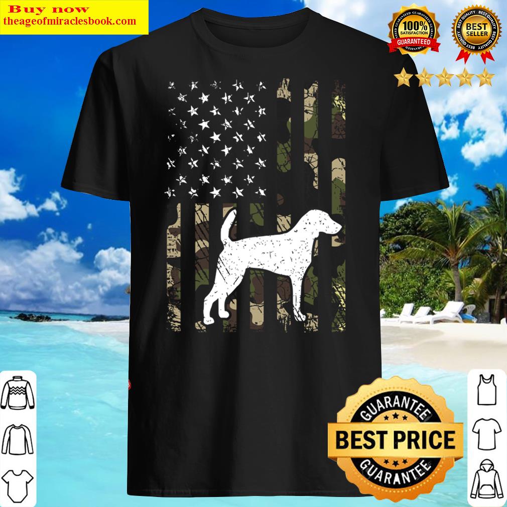 American Foxhound Camouflage Usa Flag Shirt American Foxhound Camouflage Usa Flag Shirt