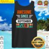 awesome since september 2003 tank top