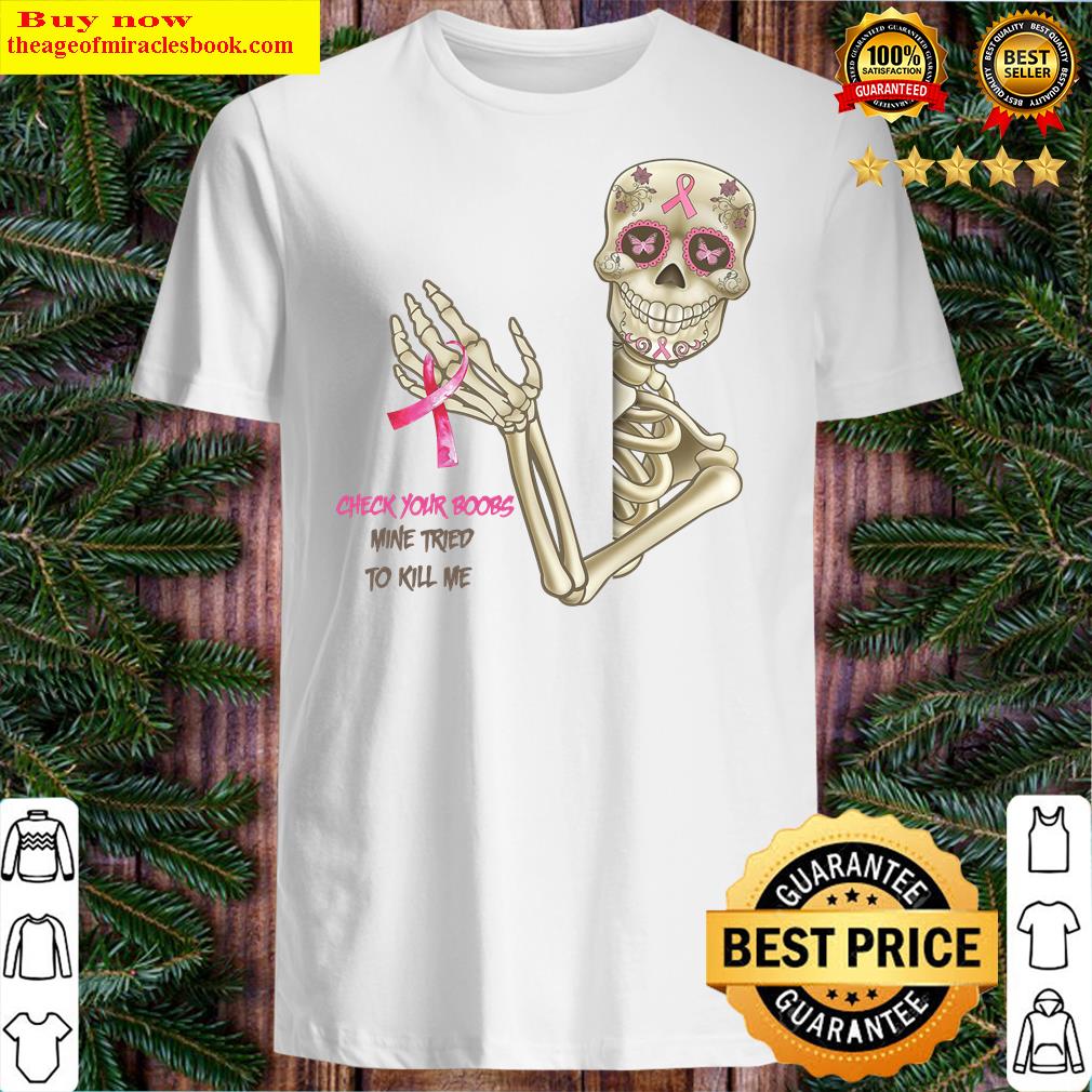 Breast Cancer Awareness Skull Shirt