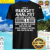budget analyst shirt