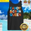candy corn queen tank top