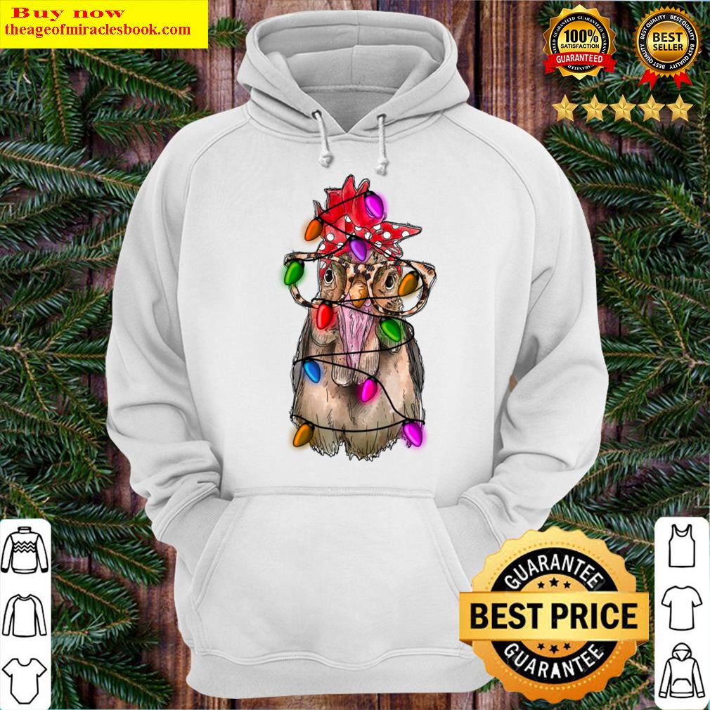 chicken christmas hoodie