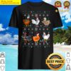 chicken ugly christmas shirt