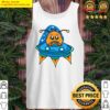 cute alien spaceship cartoon tank top