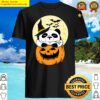 cute panda witch pumpkin shirt