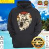 dog drinking wine retro hoodie