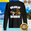drinking winning bigfoot playing cornhole sweater