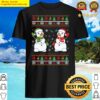 funny snowman ugly shirt