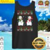 funny snowman ugly tank top