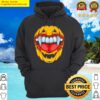 halloween vampire teeth pumpkin hoodie