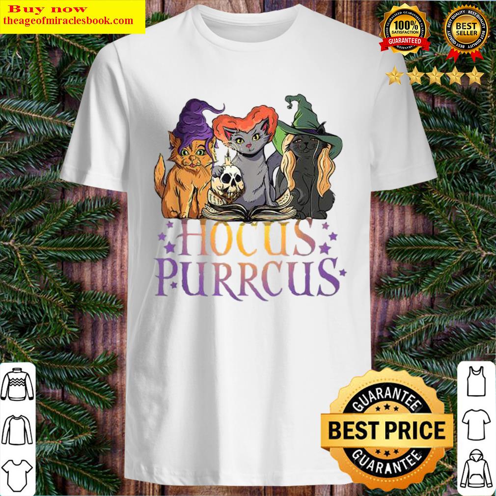 Hocus Purrcus Halloween Witch Cats Parody Shirt