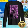 horror pink halloween sweater