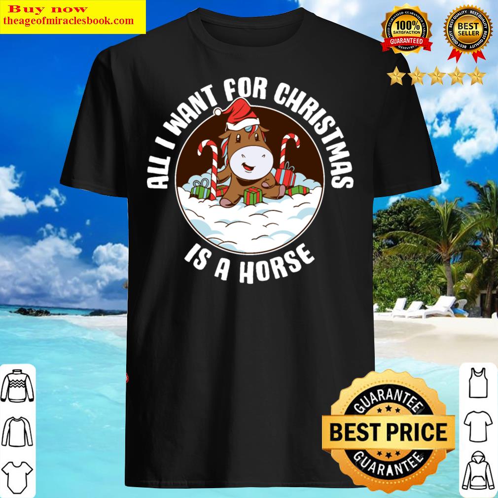 Horse Funny Christmas Gift Shirt